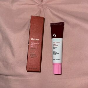 ORIGINAL FORMULA brand new glossier hot cocoa balm dot com!!